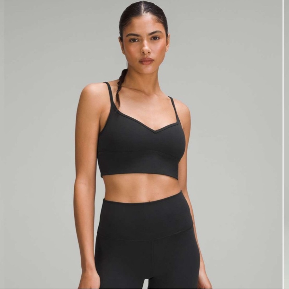Black Lululemon Align Sweetheart Bra